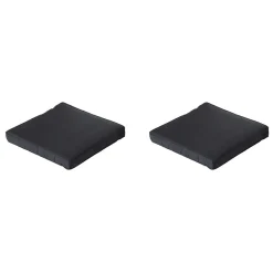Madison Basic schwarzes Sitzkissen - 2er-Set< Sitzkissen