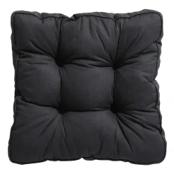 Madison Basic schwarzes Sitzkissen - 4er Set< Sitzkissen