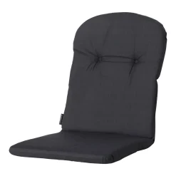 Madison Stuhlkissen-Basic schwarzes Schalensitzkissen - 4er-Set