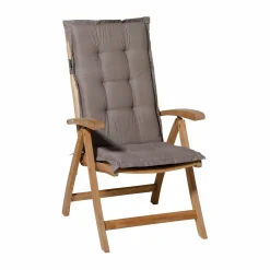 Madison Basic Taupe Gartenstuhlkissen - 4er-Set< Stuhlkissen