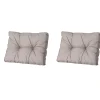 Madison Basic taupe Rückenkissen - 2er-Set< Loungekissen