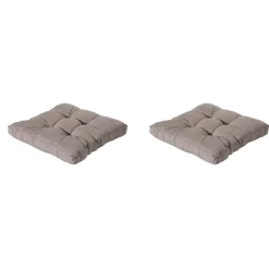Madison Basic Taupe Sitzkissen - 2er Set< Sitzkissen