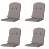 Madison Stuhlkissen^Basic Taupe 45x96 hoch Cockpit Kissen - 4er Set