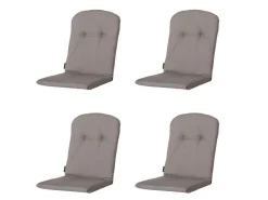 Madison Stuhlkissen^Basic Taupe 45x96 hoch Cockpit Kissen - 4er Set