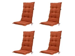 Madison Stuhlkissen-Basic terra Gartenstuhlkissen - 4er Set