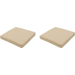 Madison Beige Canvas Eco+ Sitzkissen - 2er-Set< Sitzkissen
