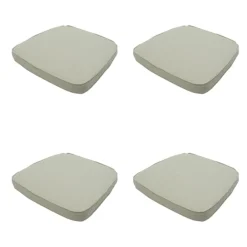Madison Sitzkissen-Beige Canvas Eco+ Sitzkissen - 4er-Set