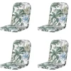 Madison Stuhlkissen-Bliss blaues Gartenkissen - 4er-Set