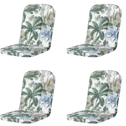 Madison Stuhlkissen-Bliss blaues Gartenkissen - 4er-Set