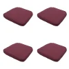 Madison Bordeaux Canvas Eco+ Sitzkissen - 4er Set< Sitzkissen