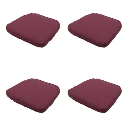 Madison Bordeaux Canvas Eco+ Sitzkissen - 4er Set< Sitzkissen
