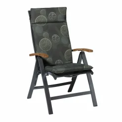 Madison Stuhlkissen-Circle Green 120x50 Kissen mit hoher Rückenlehne