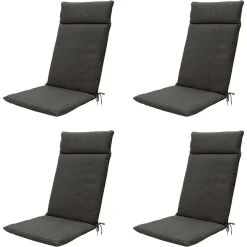 Madison Stuhlkissen-Dark Canvas Eco+ Gartenstuhlkissen - 4er-Set