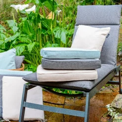 Madison Stuhlkissen-Dark Canvas Eco+ Gartenstuhlkissen - 4er-Set