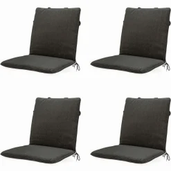 Madison Stuhlkissen^Dark Canvas Eco+ Stapelbare Stuhlkissen - 4er-Set