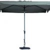 Madison Sonnenschirme-Delos 200 x 300 cm Sonnenschirm - Light grey