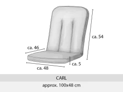 Madison Stuhlkissen^Diez Carlo Calvia wasserabweisendes Stuhlkissen