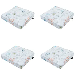 Madison Sitzkissen-Donna Azurblaues Canvas Eco+ Sitzkissen - 4er Set