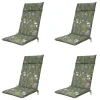 Madison Stuhlkissen^Donna grünes Canvas Eco+ Gartenstuhlkissen - 4er-Set
