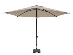 Madison Sonnenschirme-Elba 300 cm Push-up-Sonnenschirm – Ecru