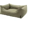 Madison Zwinger & Transport^Hundebett Washbär ca.65x45x20cm Leather Look Sand