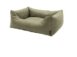 Madison Zwinger & Transport^Hundebett Washbär ca.65x45x20cm Leather Look Sand