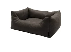 Madison Hundebett Washbär ca.65x45x20cm Leather look taupe< Zwinger & Transport