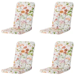 Madison Stuhlkissen-Milly natürliches Gartenkissen - 4er-Set