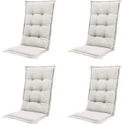 Madison Stuhlkissen-Naples Sand Gartenstuhlkissen - 4er-Set