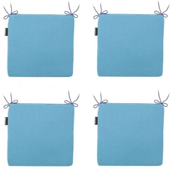 Madison Sitzkissen-Panama aqua Sitzkissen - 4er Set