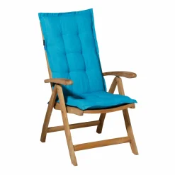 Madison Stuhlkissen-Panama Aqua 105x50 Niedriges Rückenkissen