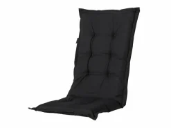 Madison Stuhlkissen-Panama black Gartenkissen mit hoher Rückenlehne