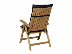 Madison Stuhlkissen-Panama black Gartenkissen mit hoher Rückenlehne