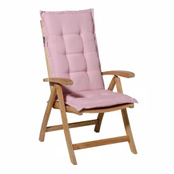Madison Stuhlkissen-Panama Gartenstuhlkissen in zartem Rosa – 4er-Set