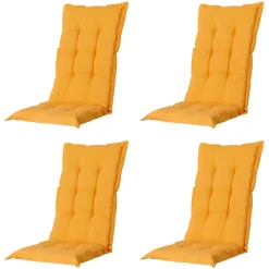 Madison Stuhlkissen-Panama golden glow Gartenstuhlkissen - 4er Set