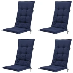 Madison Stuhlkissen-Panama Indigo Gartenstuhlkissen - 4er-Set