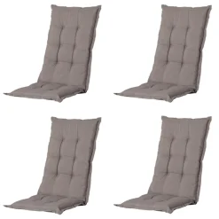 Madison Stuhlkissen-Panama Jute-Gartenstuhlkissen – 4er-Set