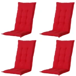 Madison Stuhlkissen-Panama rote Gartenstuhlkissen - 4er-Set