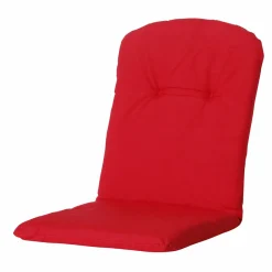 Madison Stuhlkissen-Panama rotes Schalensitzkissen - 4er-Set