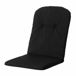 Madison Stuhlkissen-Panama schwarzes Schalensitzkissen - 4er-Set