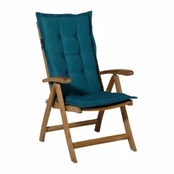 Madison Stuhlkissen^Panama Sea Blue 105x50 Niedriges Rückenkissen