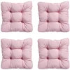 Madison Sitzkissen-Panama Sitzkissen in zartem Rosa – 4er-Set