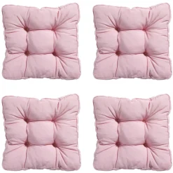 Madison Sitzkissen-Panama Sitzkissen in zartem Rosa – 4er-Set