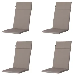 Madison Stuhlkissen-Panama Taupe Gartenstuhlkissen - 4er-Set