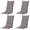 Madison Stuhlkissen^Panama Taupe Gartenstuhlkissen - 4er-Set