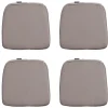 Madison Sitzkissen-Panama Taupe Sitzkissen - 4er Set