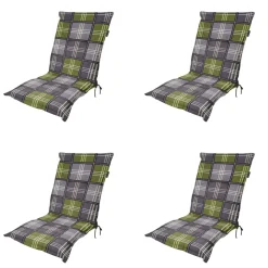 Madison Stuhlkissen^Patchy Olive Gartenstuhlkissen - 4er-Set