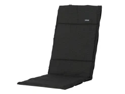 Madison Stuhlkissen-Rib Black Fiber Gartenkissen