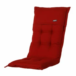 Madison Stuhlkissen-Rib rote Gartenstuhlkissen - 4er-Set