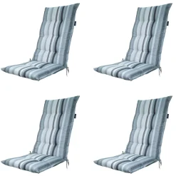 Madison Stuhlkissen-Righe Gartenstuhlkissen - 4er-Set